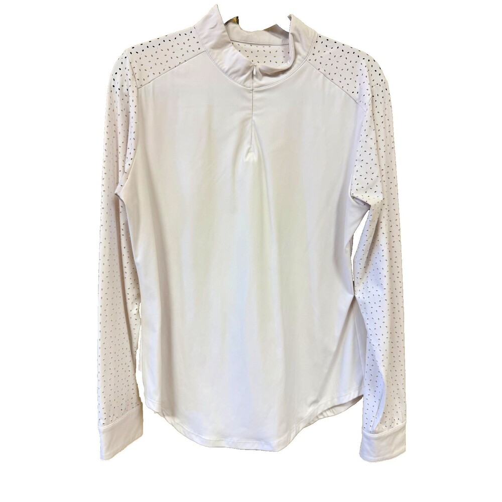 Free Ride Equestrian White Show Shirt - Preowned XL (In good condition)